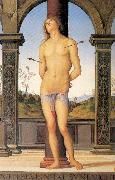 PERUGINO, Pietro Saint Sebastian oil painting on canvas